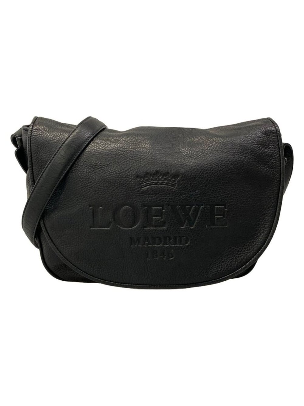 Loewe Shoulder Bag Heritage Black Leather